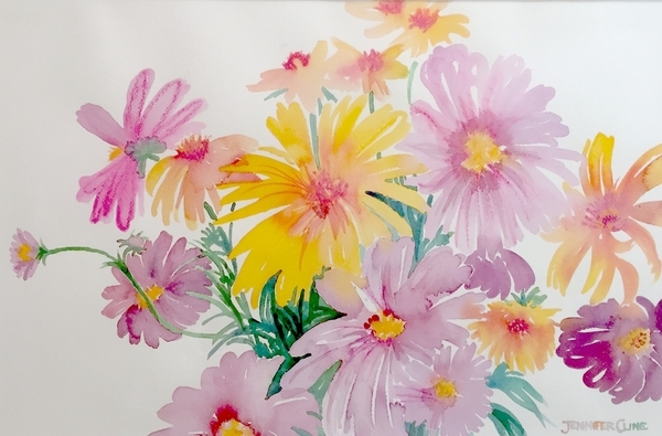 Summer Yellow and Mauve