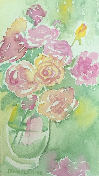 Vase Of Roses
